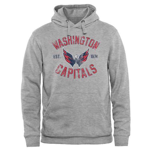Men's Washington Capitals Heritage Pullover Hoodie - Ash,We sell and wholesale Men's Washington Capitals Heritage Pullover Hoodie - Ash on line form chian!